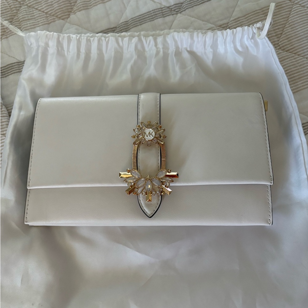 Michael Kors Ivory Cece Handbag